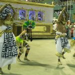 Desfile da Mangueira no Carnaval 2019 no Rio de Janeiro