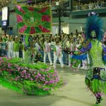 Desfile da Mangueira no Carnaval 2019 no Rio de Janeiro