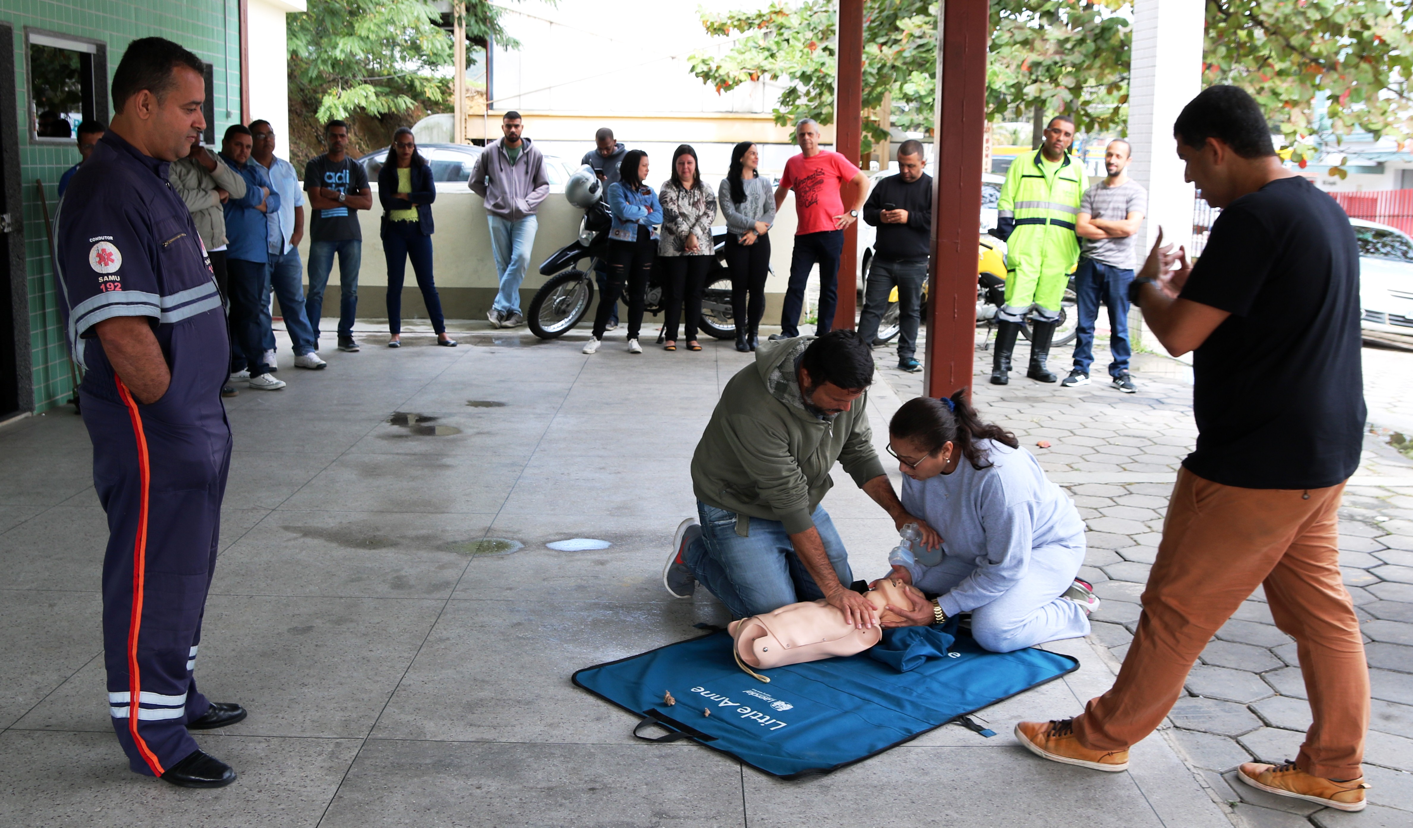 Treinamento dos profissionais do Samu