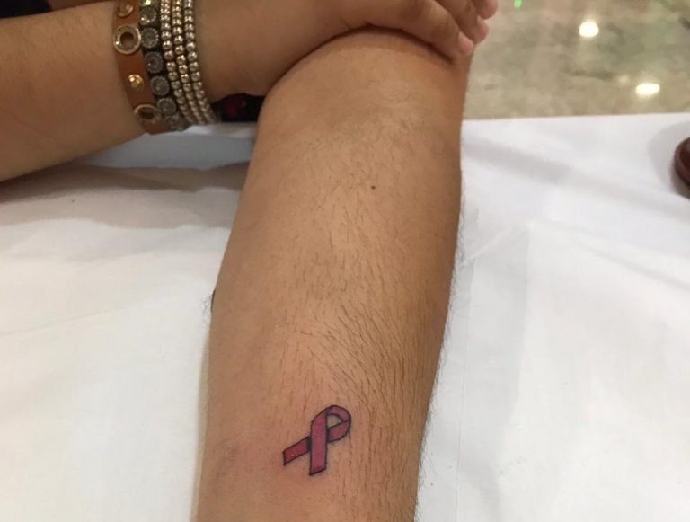 Tatoo Lacinho Rosa 1