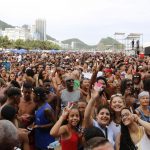 Festa de abertura dos 50 dias do Carnaval Rio 2020 na praia de Copacabana