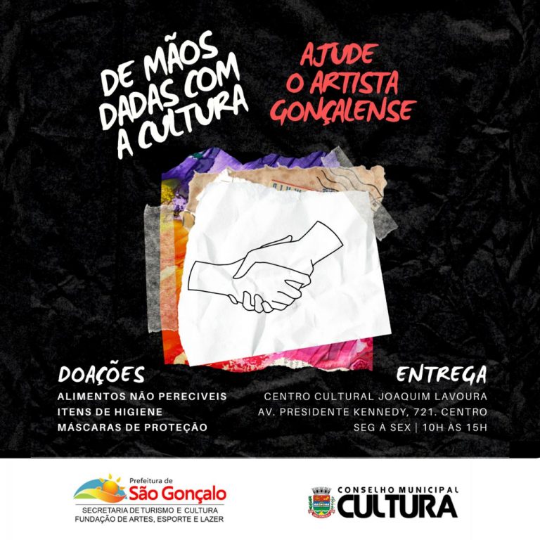 Campanha De Maos Dadas com a Cultura _ Maio 2020