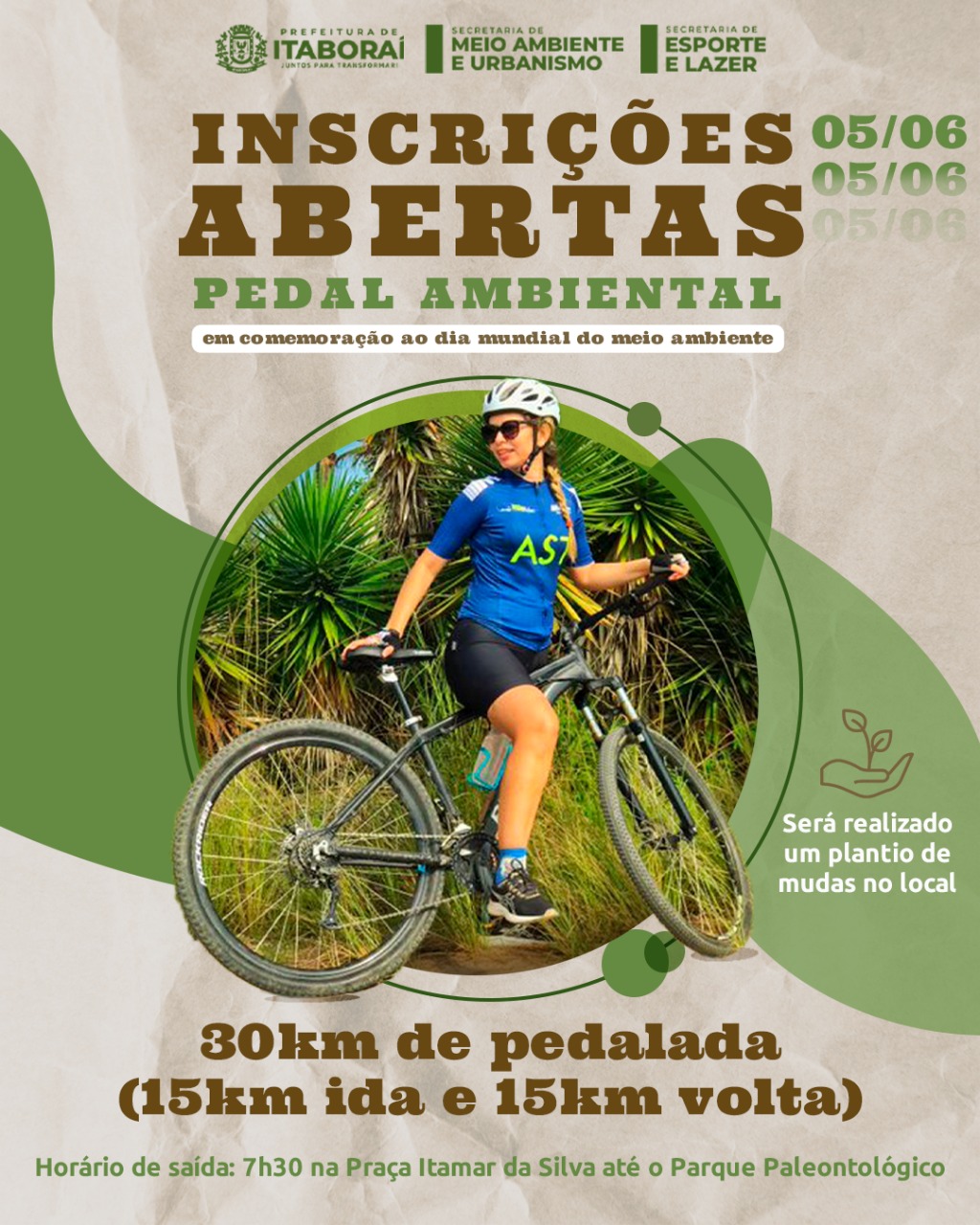 Inscrições abertas para participar do Pedal Ambiental em Itaboraí