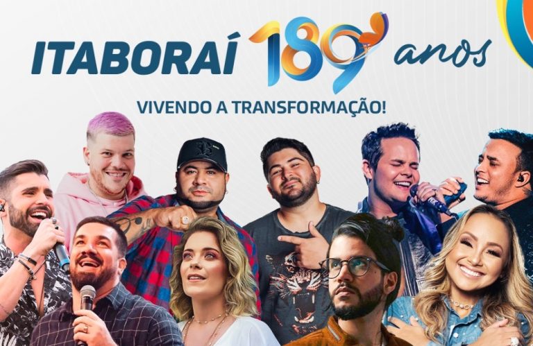 Itaboraí 189 anos shows de Matheus e Kauan, Barões da Pisadinha, Ferrugem, Bruna Karla, Mariana Valadão e muito mais