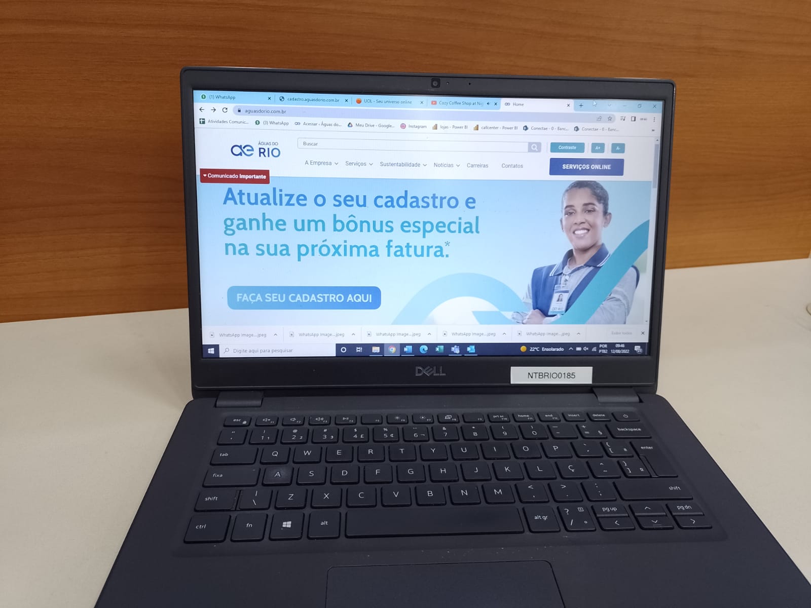 Clientes ganham bônus na conta de água ao atualizar cadastro no site da empresa