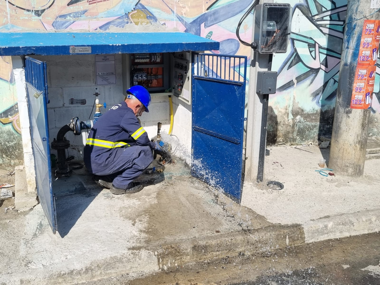 Com a instalação da bomba e a ação de outras melhorias, a pressão da água está mais forte, atendendo os moradores da parte alta do bairro