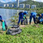 Ação de limpeza na Lagoa