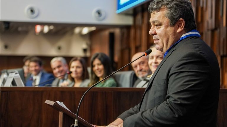 DR. Alexandre Chieppe fazendo seu discurso. Foto/Divulgação: Thiago Lontra lgaçãoThiagoLontra