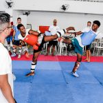 Alunos de projeto social de Itaboraí participam de 'aulão' com atletas nacionais e internacionais do Taekwondo (1)