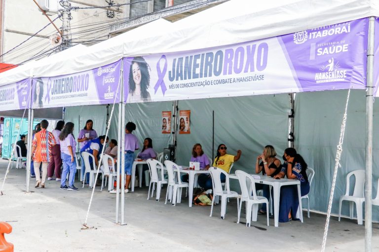 Janeiro Roxo conscientização sobre diagnóstico precoce contra Hanseníase em Itaboraí (4)