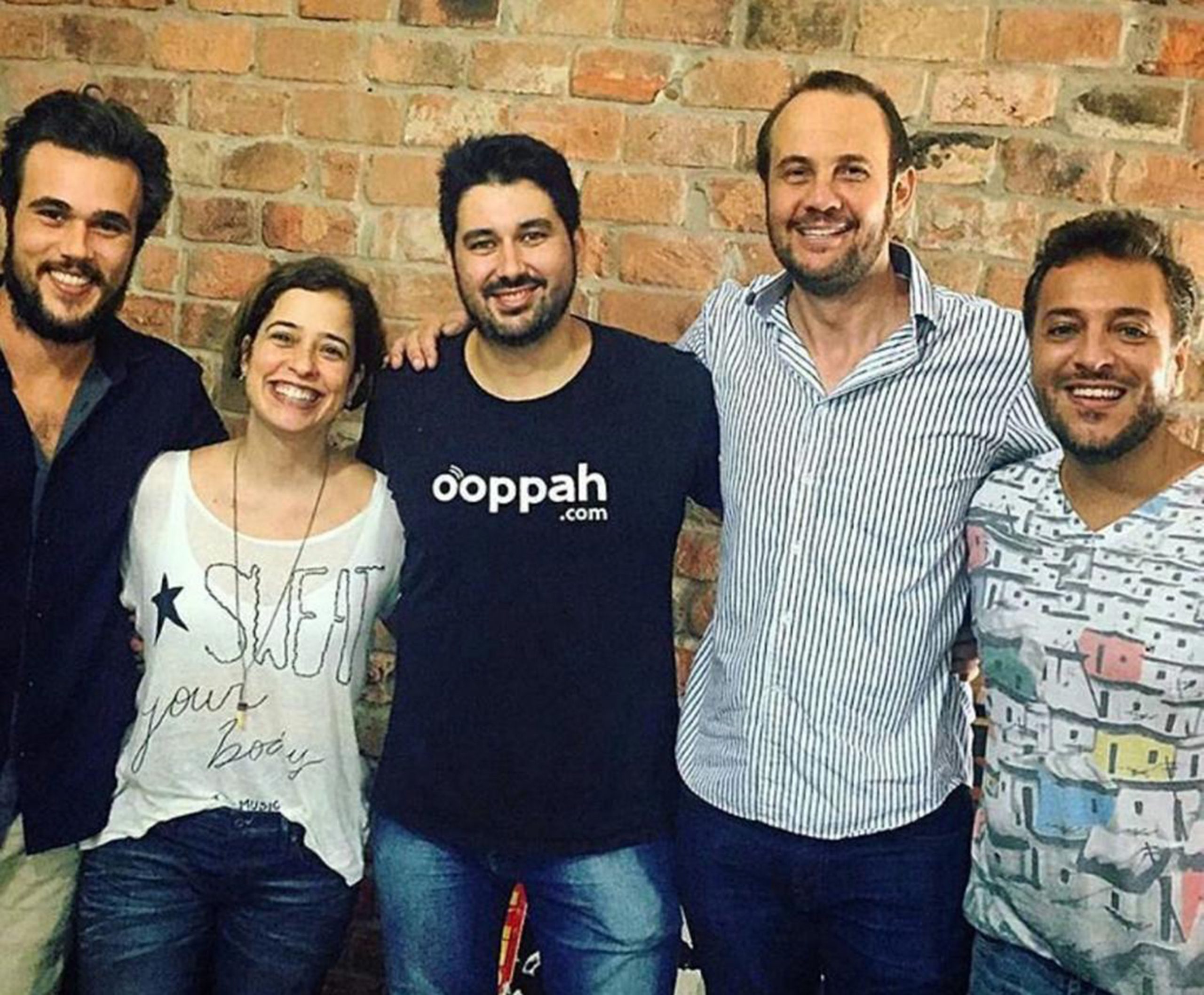 3 - Bruno Ferrari, Paloma Duarte, Vitor Frad, Alexandre Klemperer e Rafael Greyck