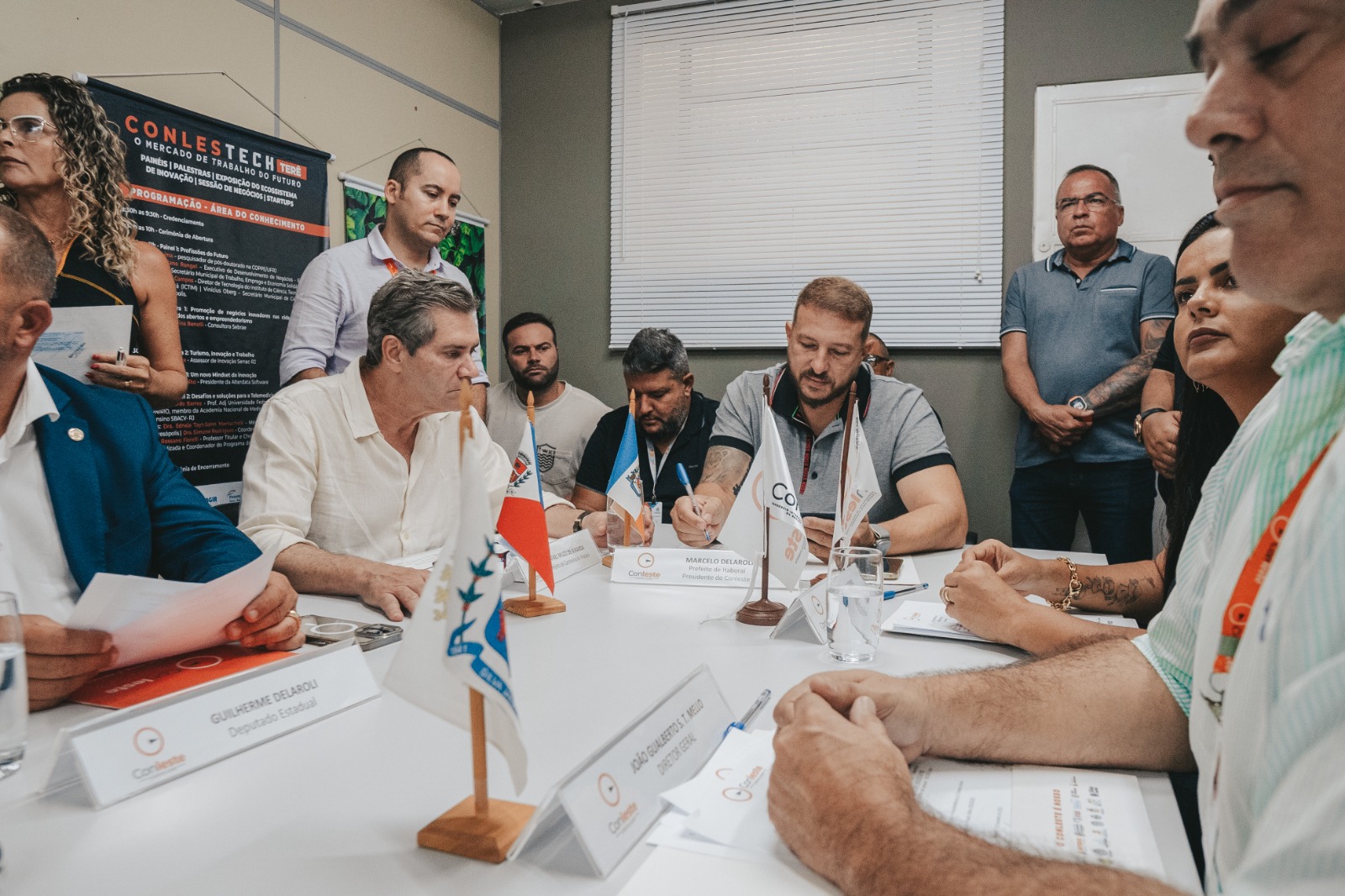 Marcelo Delaroli é reeleito presidente do Conleste por unanimidade na chapa com Axel Grael (4)