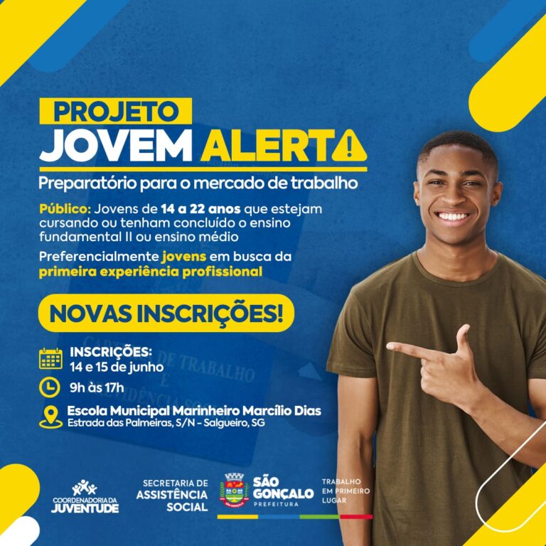 São Gonçalo abre nova turma do projeto Jovem Alerta