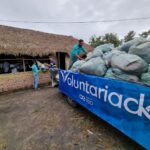 Donativos sendo entregues na Aldeia Mata Verde Bonita em Maricá