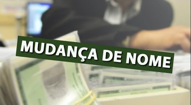 mudança de nome