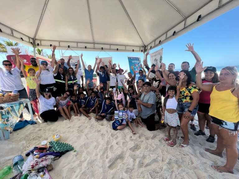 Engajamento da sociedade civil na Praia de Jacone