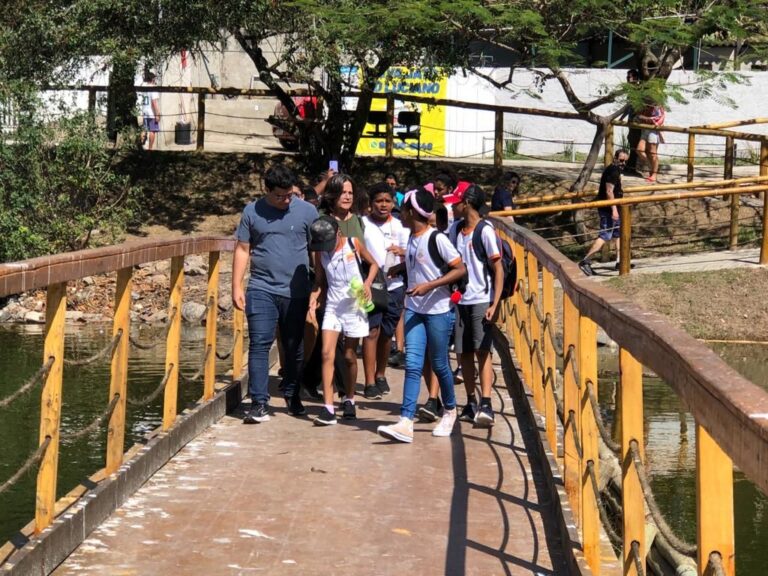 Estudantes da Escola Municipal Jacinta Medela visitam o Parque Orla - (1)