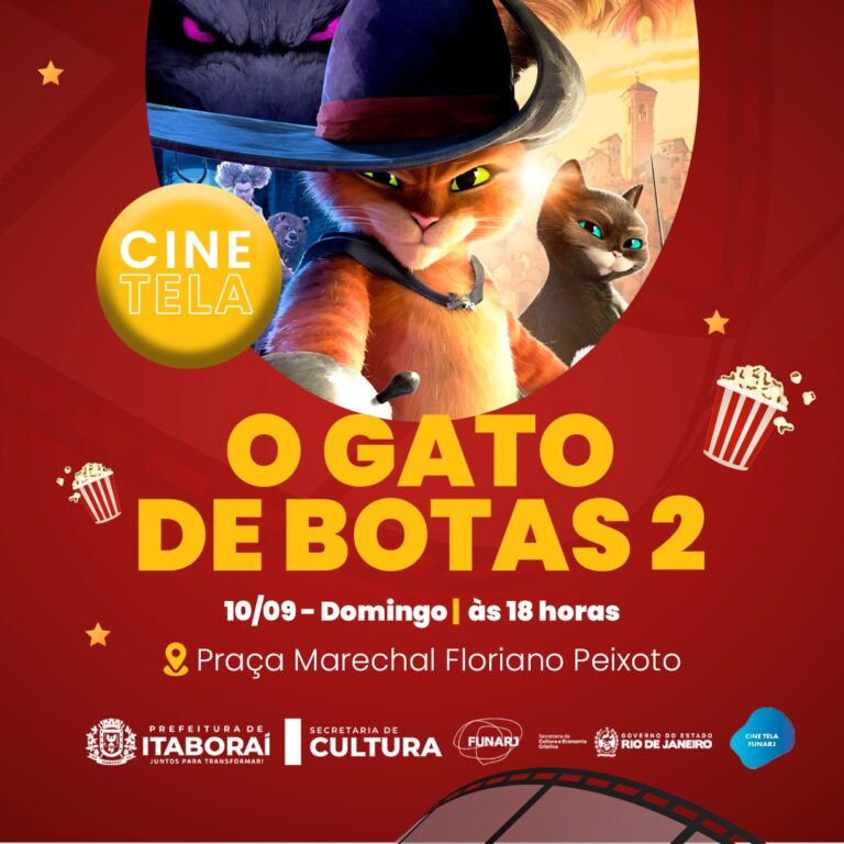 Projeto 'Cine Tela' chega à Itaboraí neste domingo