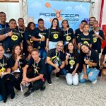 -Estudantes da Escola Municipal João Brazil na Etapa Nacional da Olimpíada Brasileira de Robótica.