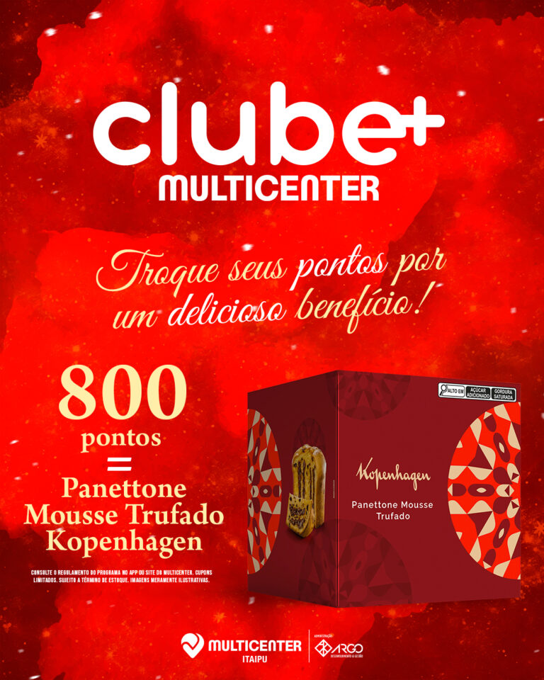 Ação de Natal programa de benefícios Clube+Multicenter