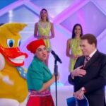 5 - Patricia Thomaz com Silvio Santos no SBT