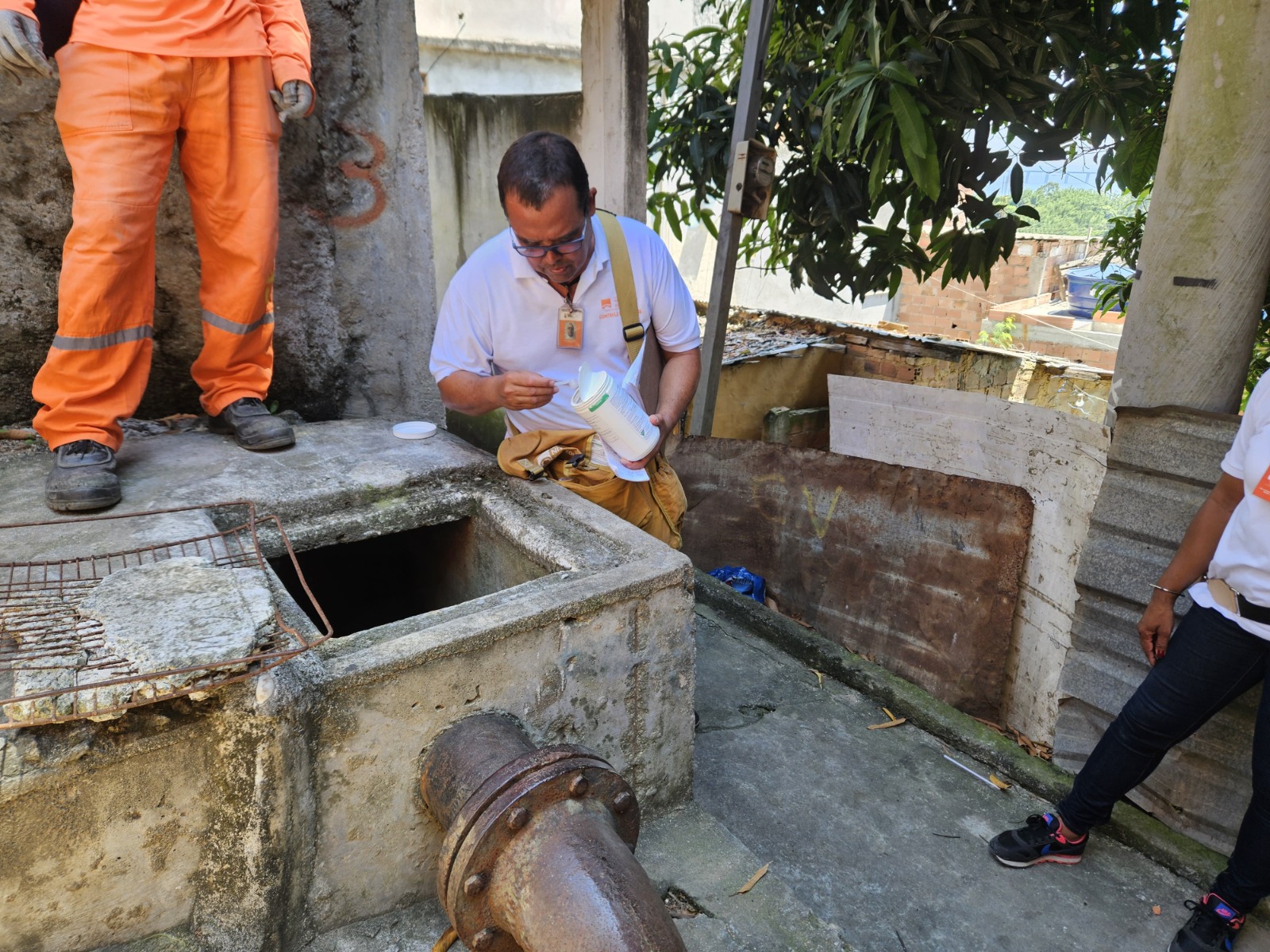 - mutirão contra a Dengue no Morro do Palácio