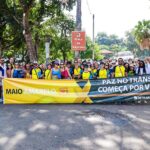 Maio Amarelo - Ação educativa na Praça da Harmonia (1)