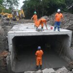 Instalação de manilhas na Cidade da Ordem Pública - Foto Leonardo Simplicio