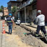 Mil metros de redes foram instaladas em ruas do Abacatão