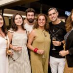 Cacau Dias, Thais Senna, Adriano Neto, Mariza Dias, Pedro Monteiro e Angela Brasil na Casa Alma. Foto Miguel Sá