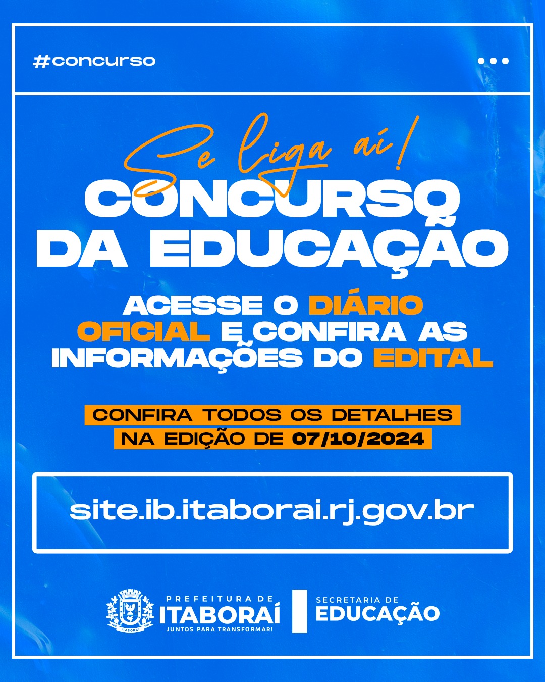 Prefeitura de Itaboraí abre concurso público para a Educação