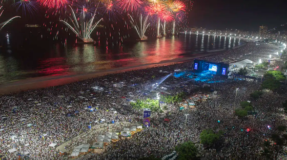 Reveillon Praia de Copabacana FotoDivulgação Julio Guimarães Riotur