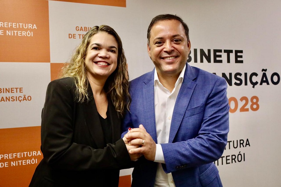 Rodrigo Neves e Marcele Sardinha