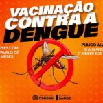 Itaboraí intensifica vacinação contra a dengue para crianças e adolescentes