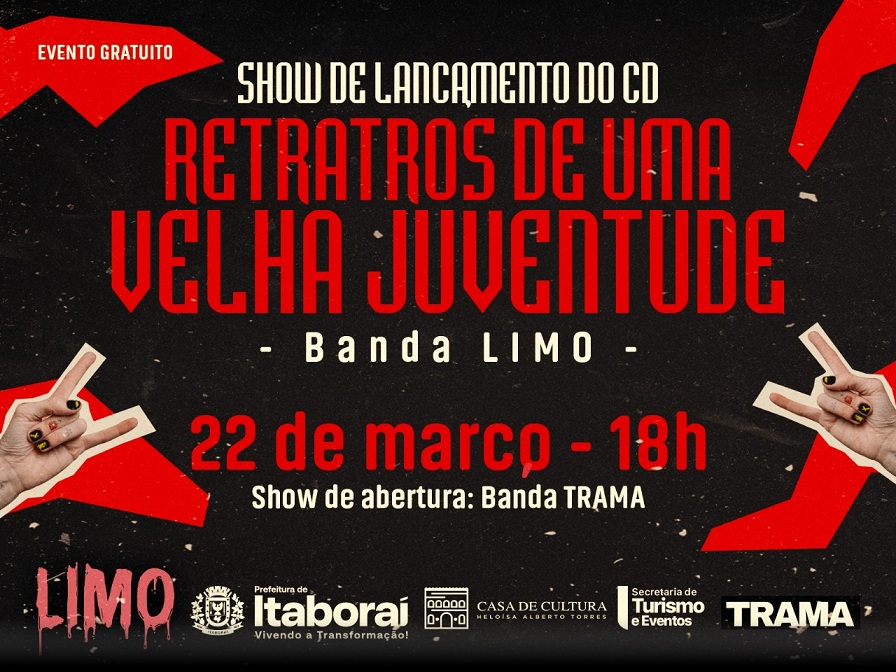 Casa de Cultura abre as portas para o lançamento do primeiro álbum da banda LIMO