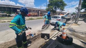 Obras de melhoria em Manguinhos