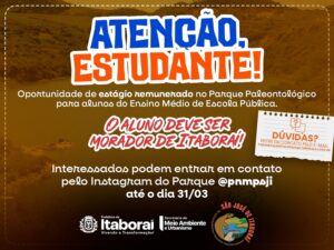 Prefeitura de Itaboraí abre inscrições para estágio remunerado no Parque Paleontológico