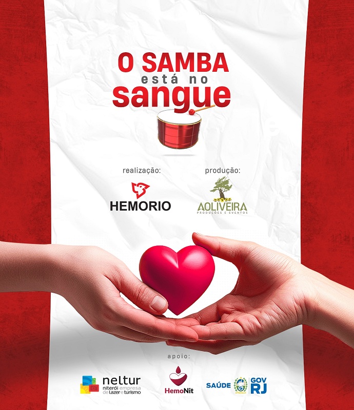 CARD CAMPANHA DE DOAÇÃO DE SANGUE ENTRE SAMBISTAS
