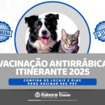Prefeitura de Itaboraí avança com a 9ª semana da Vacinação Antirrábica Itinerante 2025