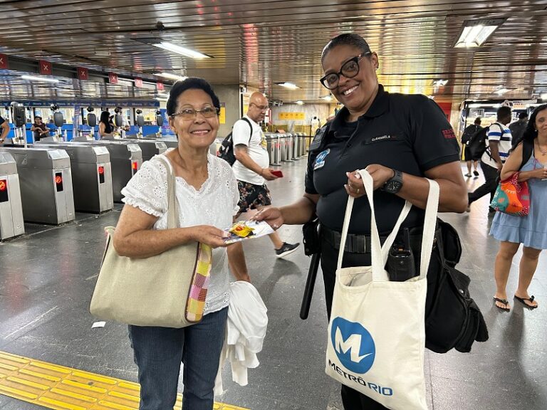 Dia da Gentileza - Divulgação MetrôRio