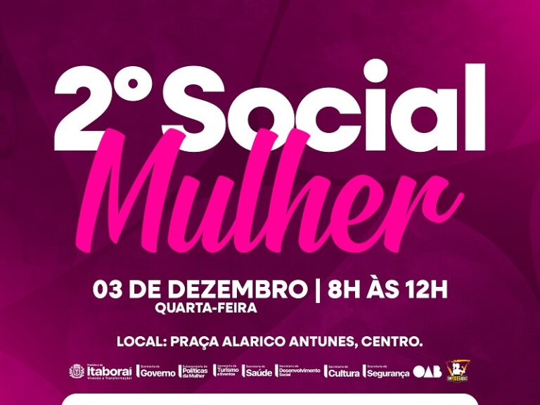 Itaboraí realiza 2ª edição do Social Mulher com serviços gratuitos na próxima quarta-feira 0312