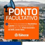 Prefeitura de Itaboraí decreta ponto facultativo no dia 21 de novembro