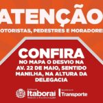 Avenida 22 de Maio terá interdição parcial no Centro para avanço das obras de revitalização