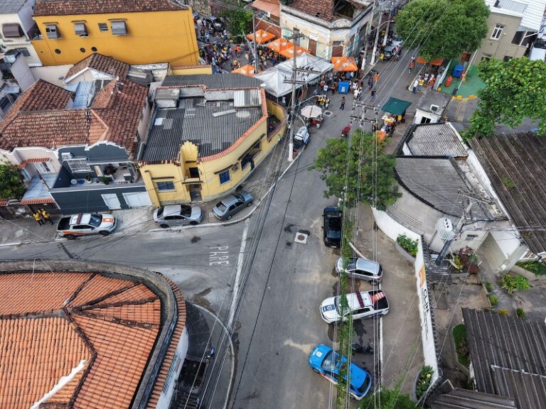 Uso de drone em bloco