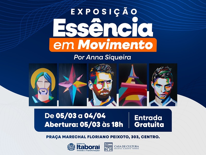 Casa de Cultura de Itaboraí recebe a exposição “Essência em Movimento”, de Anna Siqueira