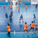 Finais dos jogos estudantis JEEM no ginásio poliesportivo. Macaé/RJ.