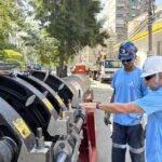 Conexão dos tubos por meio do processo de termofusão