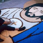 Itaboraí celebra Corpus Christi com tradicional confecção de tapetes de sal e programação religiosa na Avenida 22 de Maio (2)