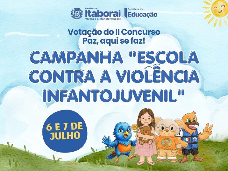 Itaboraí abre votação do II Concurso Paz, aqui se faz! e convida comunidade a escolher os melhores contos