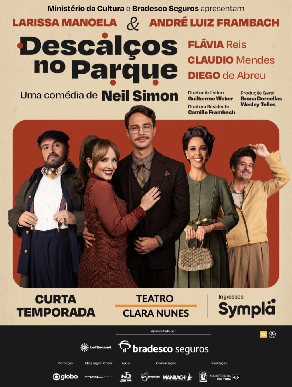 Cartaz Descalços no Parque